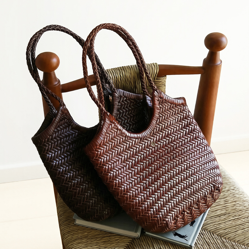 Luxury Bags 2026 - Ręcznie Robione Skórzane Torby Tote Damskie