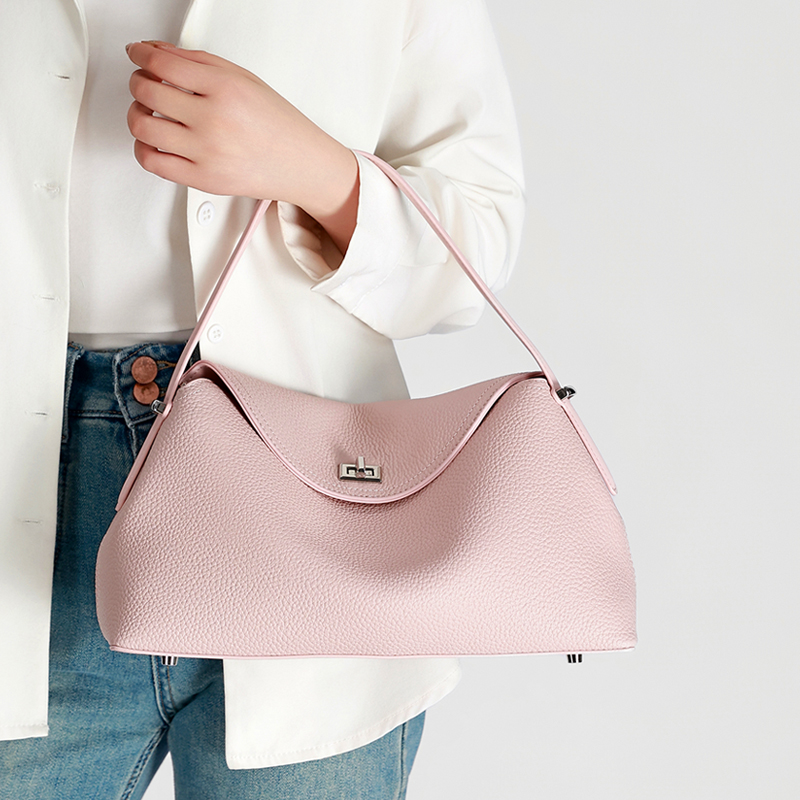 Luxury Bags Big - Damska torebka z prawdziwej skóry, modna,