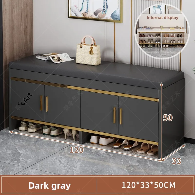 Luxury Bags Entry - Taboret do zmiany obuwia, lekki luksusowy