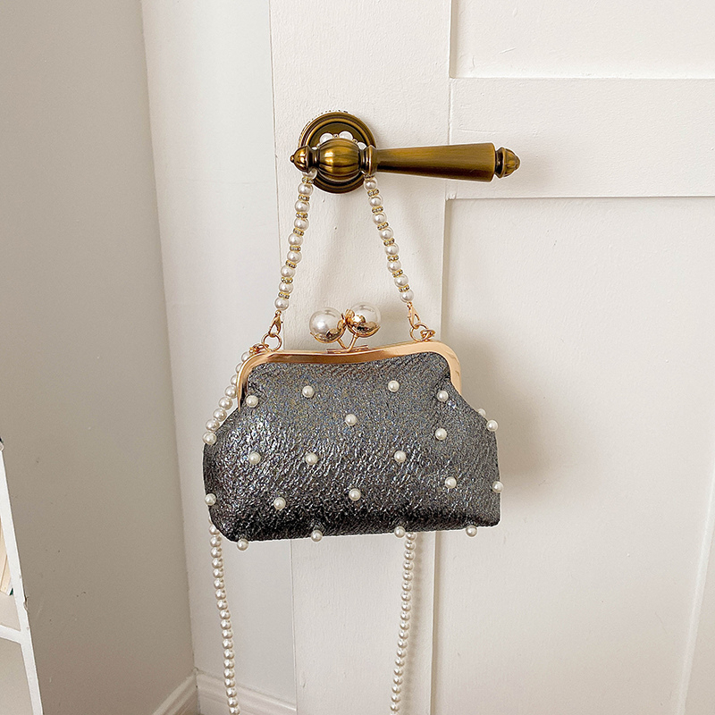 Luxury Bags Affordable - Torebka wieczorowa z zapięciem typu kiss