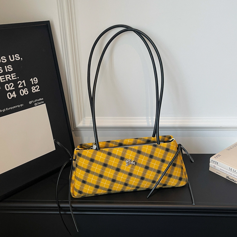 Luxury Bags Affordable - Modne torebki z mikrofibry w paski