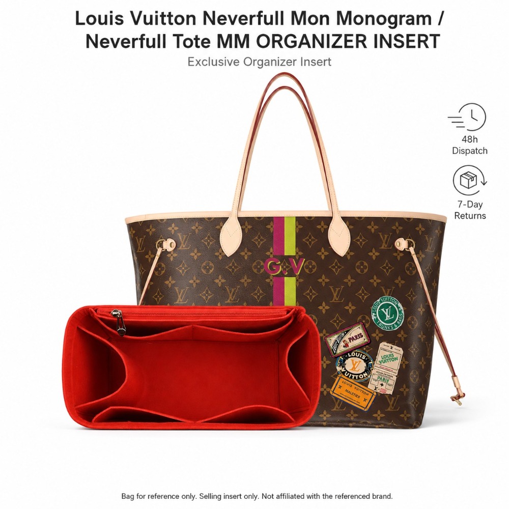 Luxury Bags Louis Vuitton - Luksusowy organizer z filcu do torebki