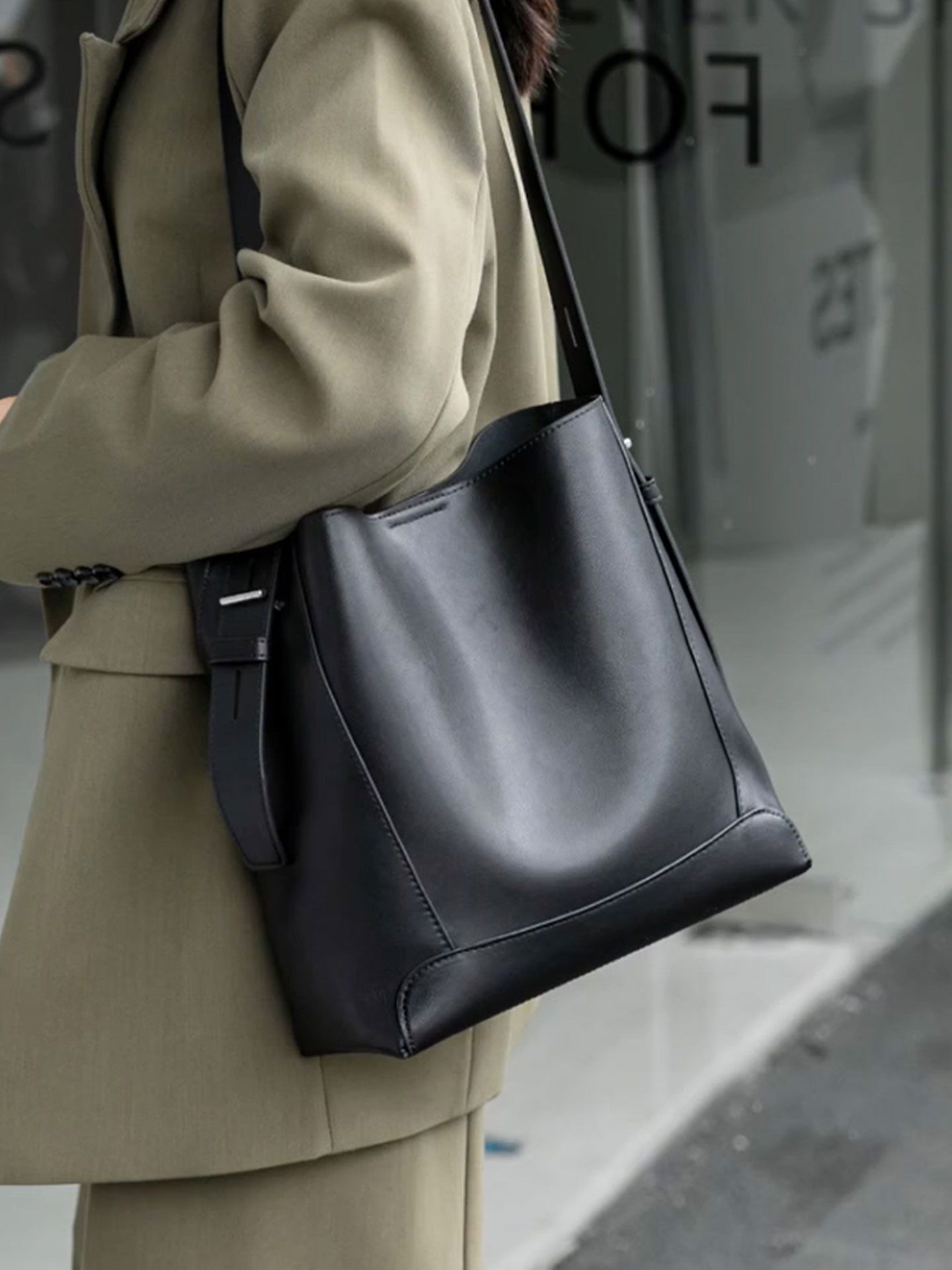 Luxury Bags Classy - Minimalistyczna damska torba typu tote z