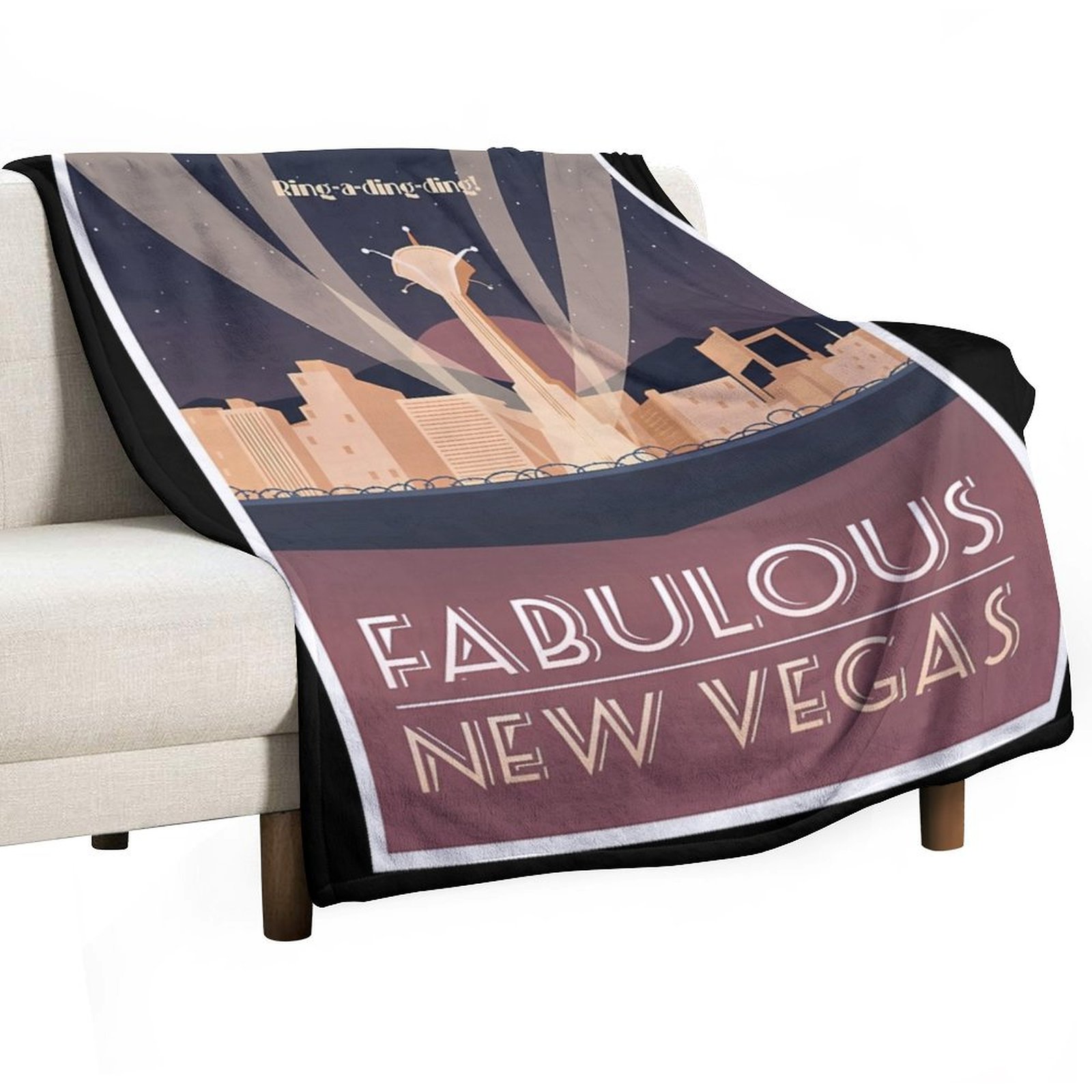Luxury Bags Vegas - Wspaniały koc New Vegas (minimalistyczny) –