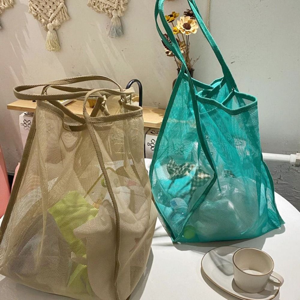 Siatkowa torba plażowa, lekka, – Shoulder Bag Slouchy recenzja i cena