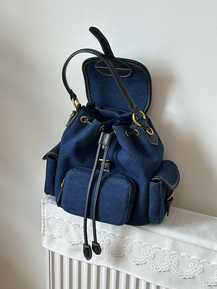 Damski plecak w kolorze denim  – Luxury Bags Blue recenzja i cena