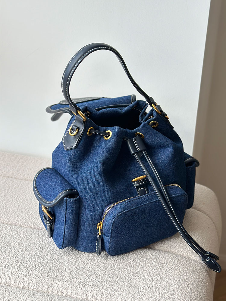 Damski plecak w kolorze denim  – Luxury Bags Blue recenzja i cena