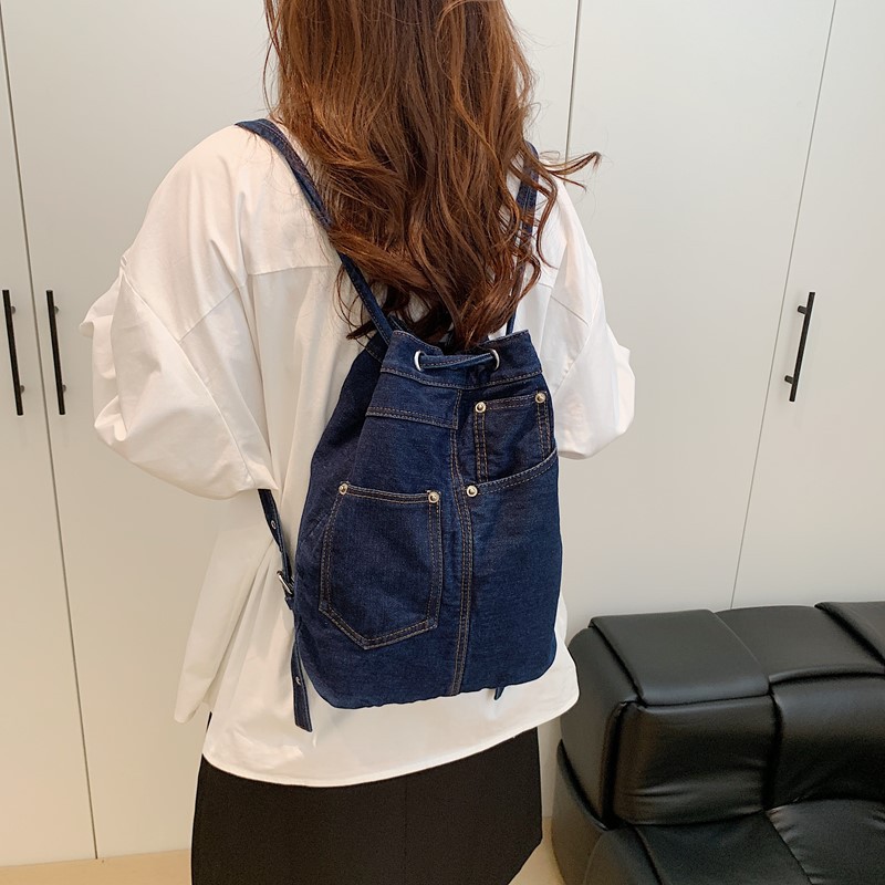 Dżinsowe damskie plecaki, codz – Luxury Bags Blue recenzja i cena
