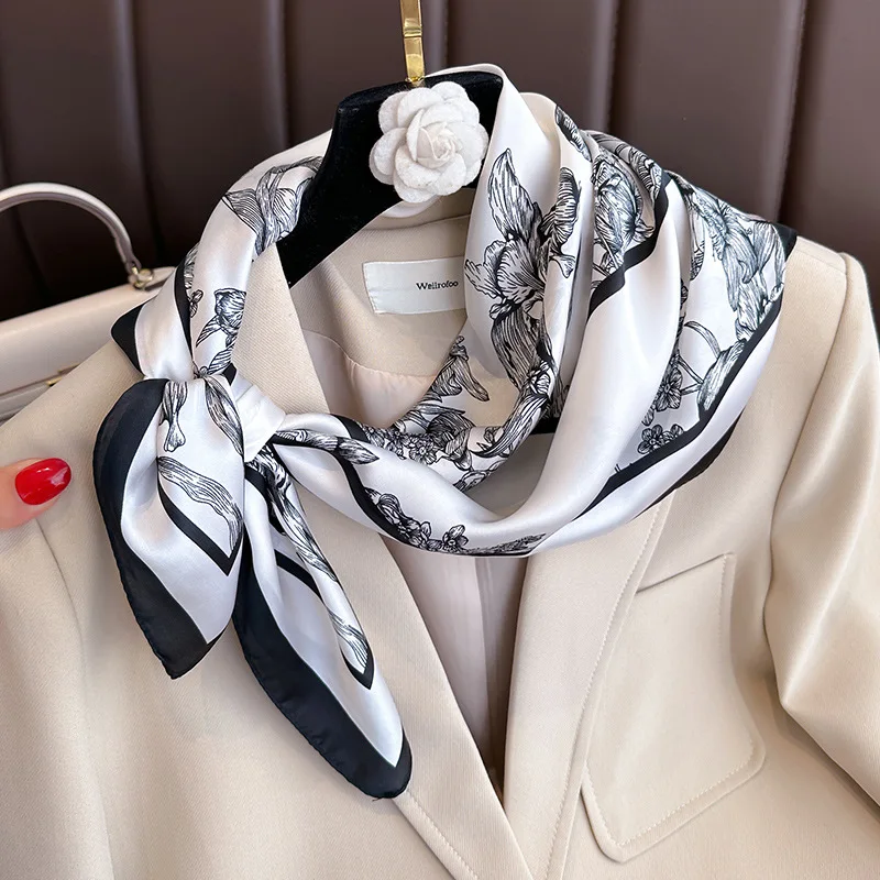 70*70cm luksusowy kwiatowy nad – Discount Luxury Bags recenzja i cena