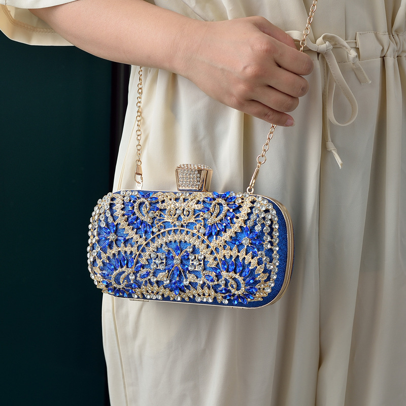 Damska Kopertówka Wieczorowa L – Luxury Bags Blue recenzja i cena
